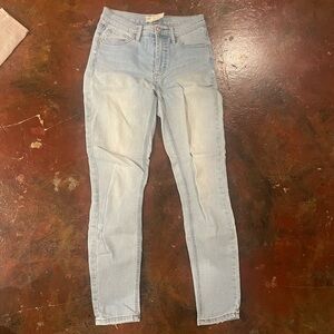 Free People Blue Skinny Jeans Classic Denim